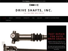 Tablet Screenshot of driveshaftsoftulsa.com